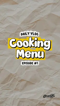 Cooking Menu
