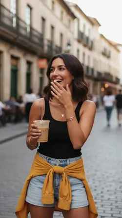 estetik maske efektiyle ritme uyan anlar