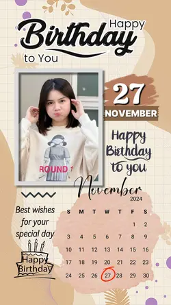 27 NOVEMBER BIRTHDAY