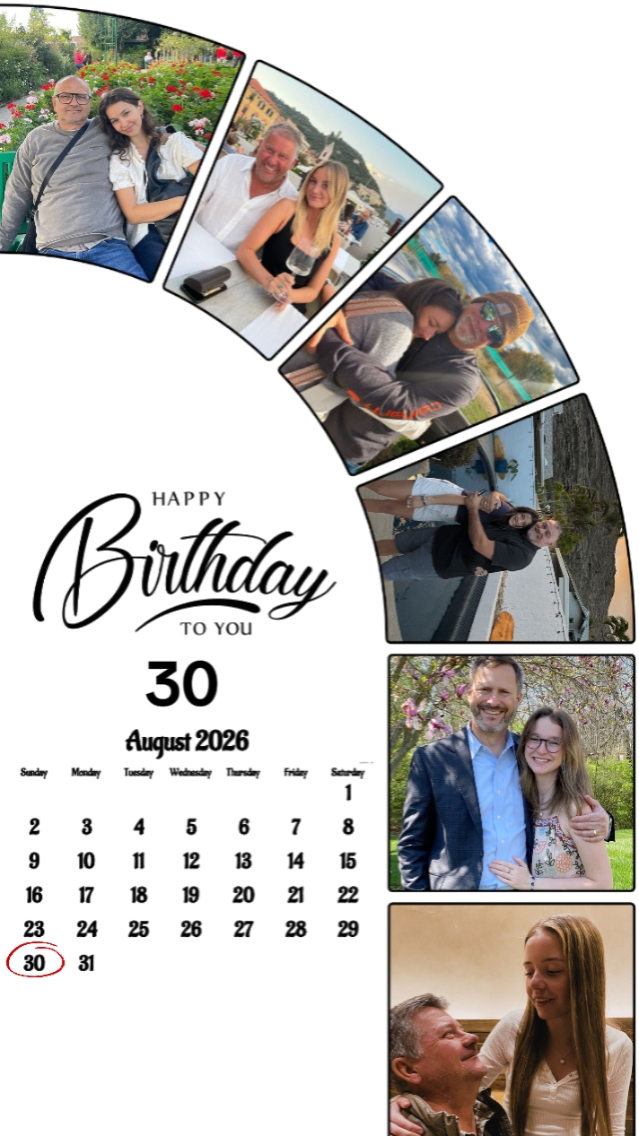 FELIZ CUMPLEAÑOS PAPÁ 30 DE AGOSTO