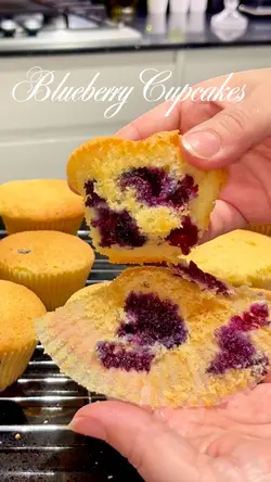 Blueberry cupcakes