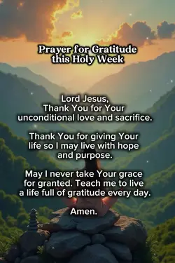 Prayer for gratitud