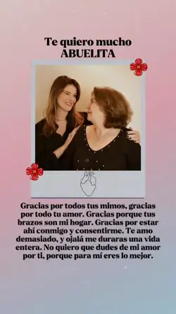 Te Amo Abuelita.