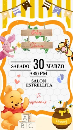 Invitacion pooh
