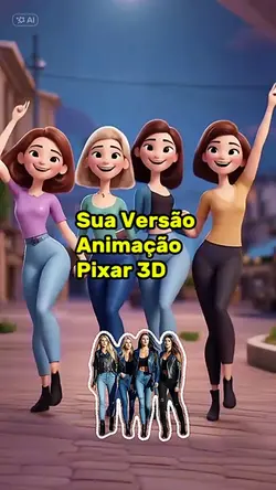 Animação Pixar 3D