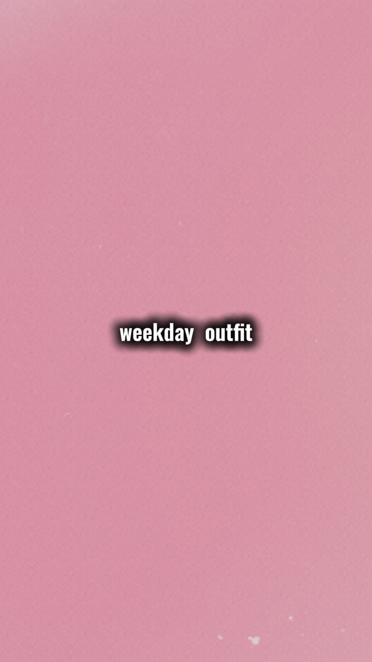 Outfits für die Woche