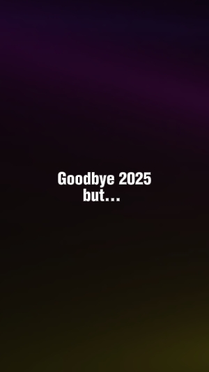 안녕 2025 하지만..