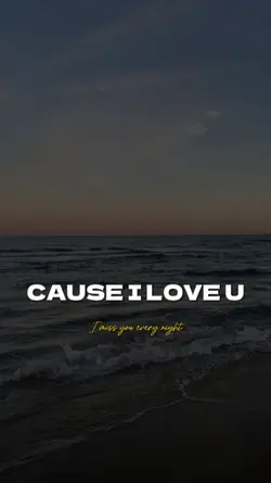 Cause i love you
