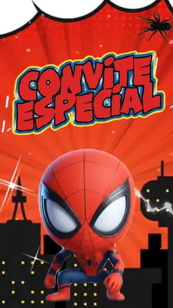 Convite Homem-Aranha