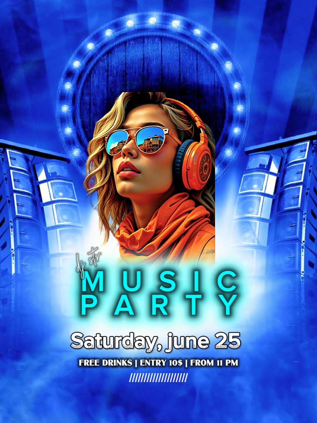 flyer Music party 