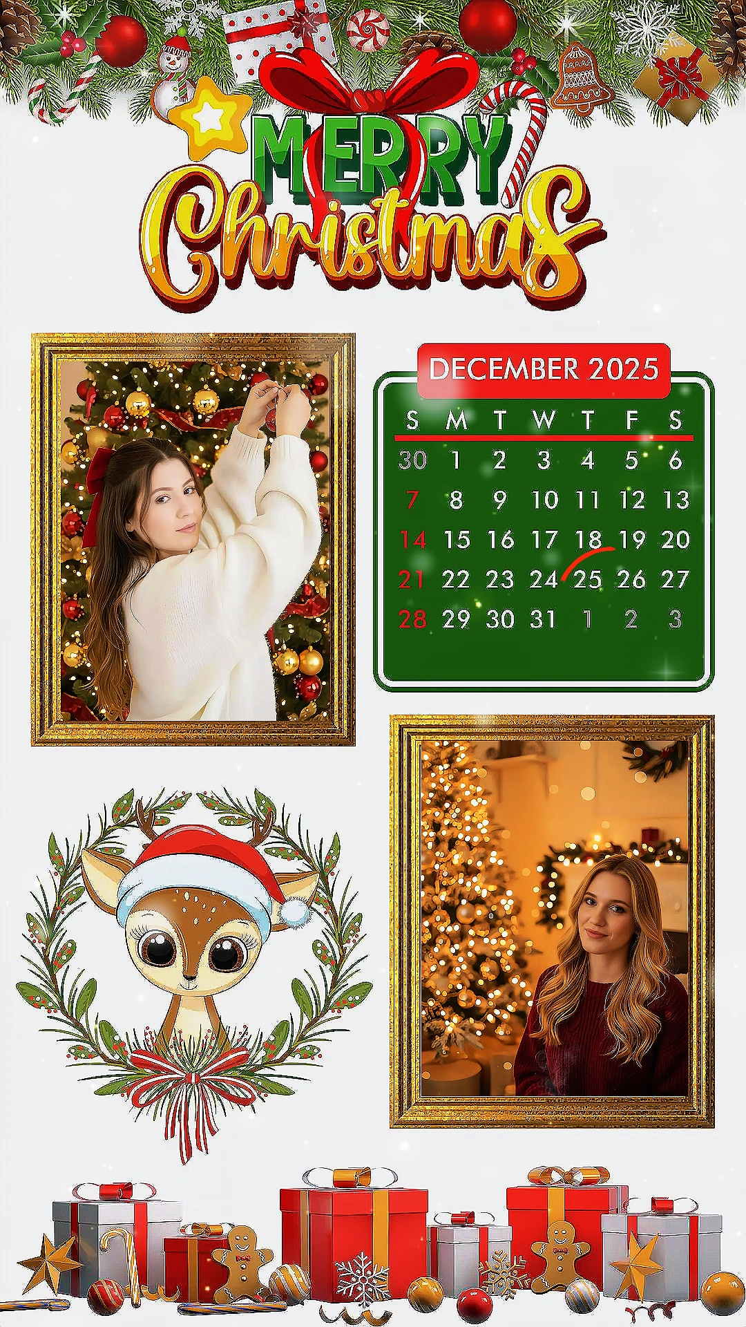 Frohe Weihnachten 2025