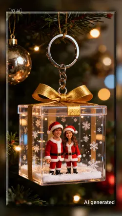 christmas keychain