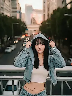 Üst Geçit Selfie — Günbatımı Havası