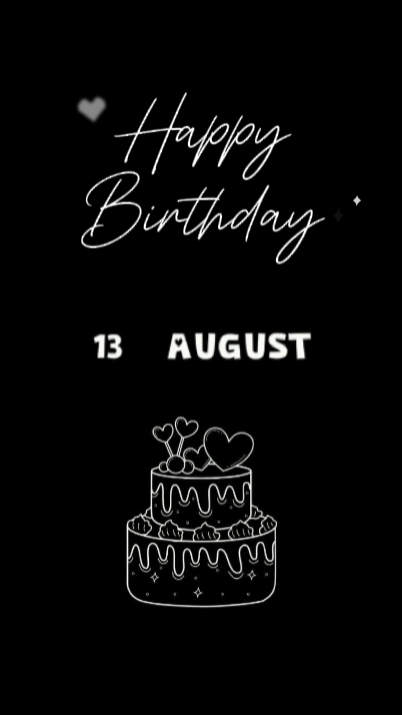 13 DE AGOSTO ANIVERSÁRIO