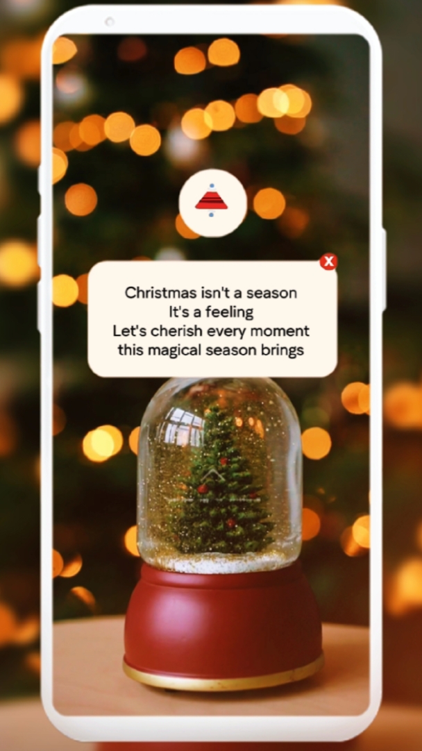 Notificación de Navidad