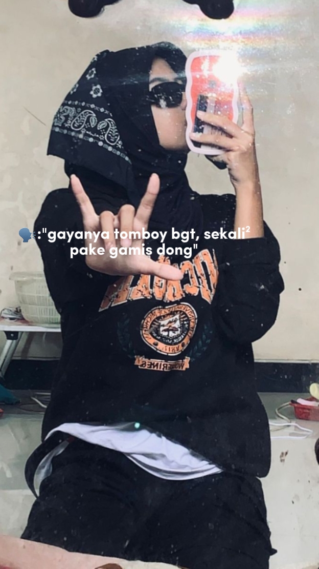 tomboi bgt gayanya