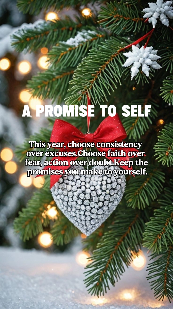 A promise to self