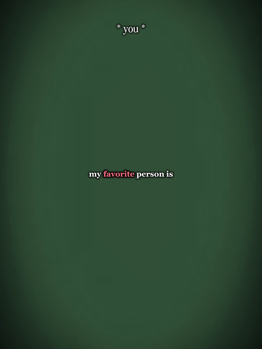 ma personne préférée