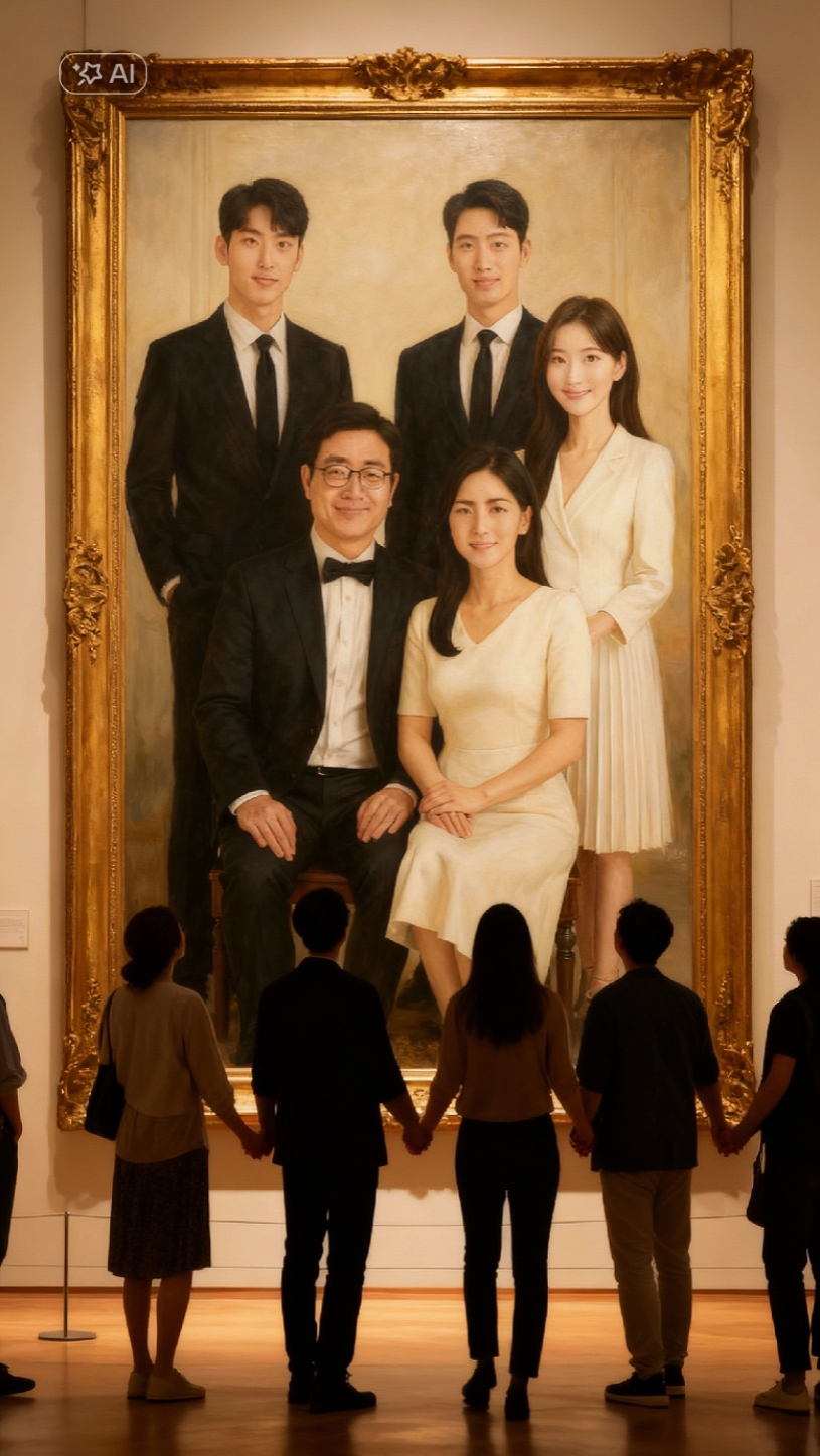 Pintura de família IA