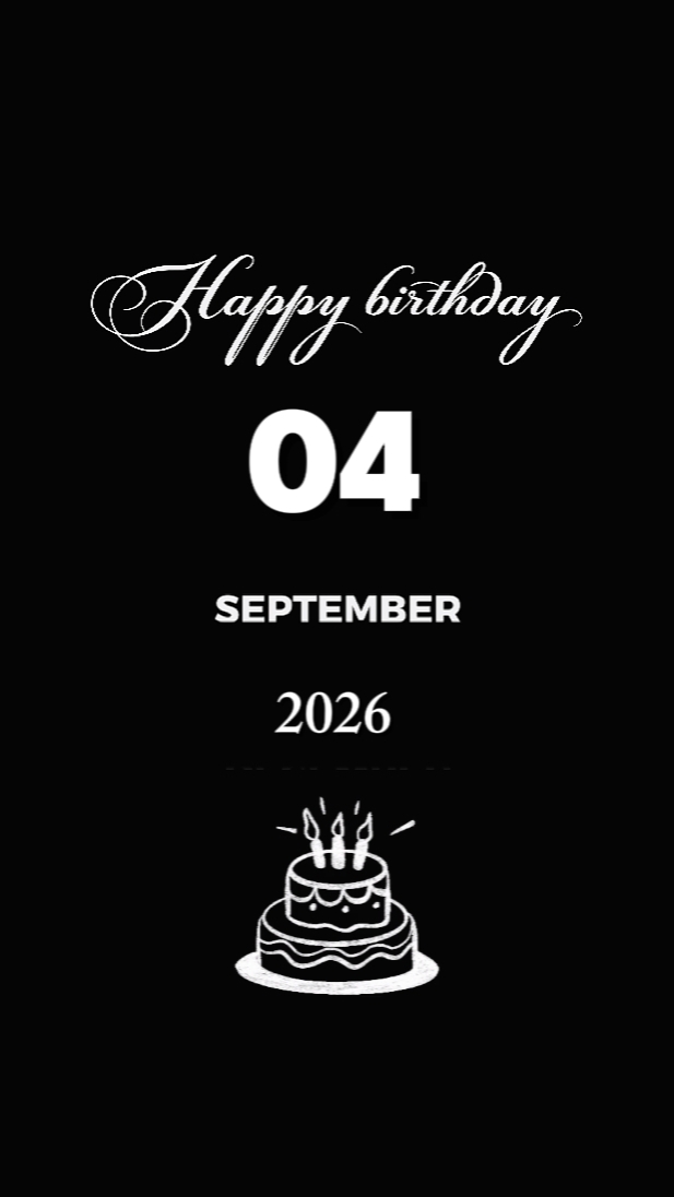 HBDY SON 4 SEPTEMBER