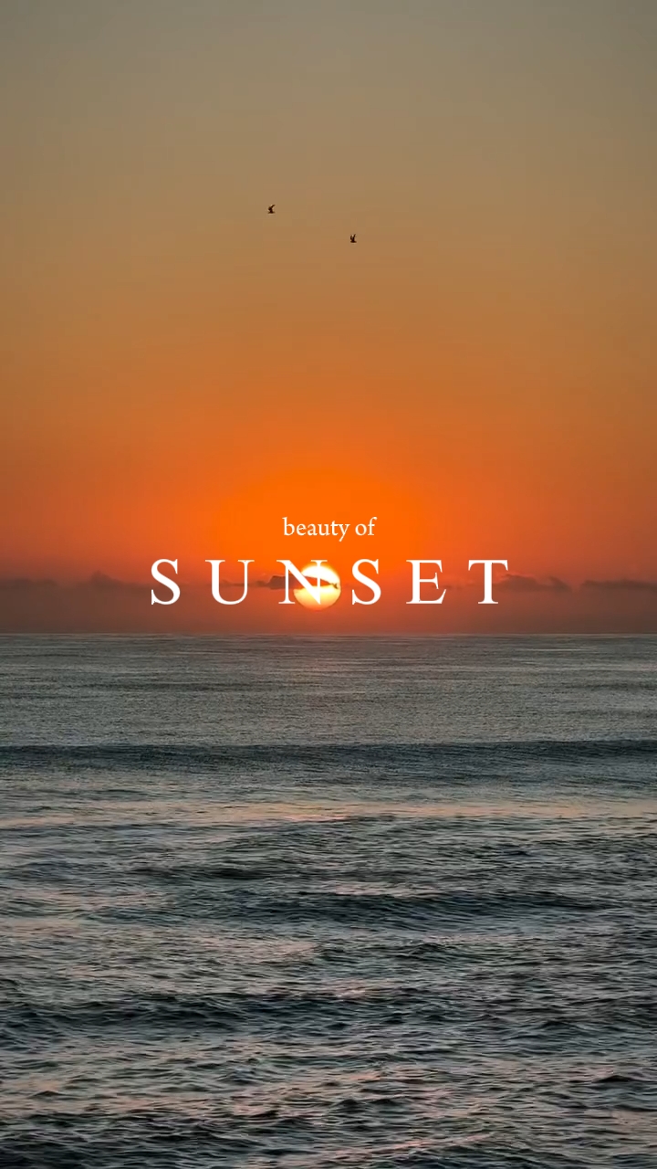 beauty of sunset 