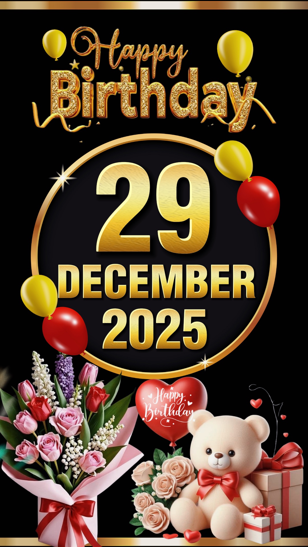Birthday 29 Dec 2025