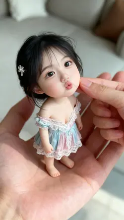 Mẫu véo má cutie