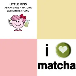Shes a matcha girly🍵