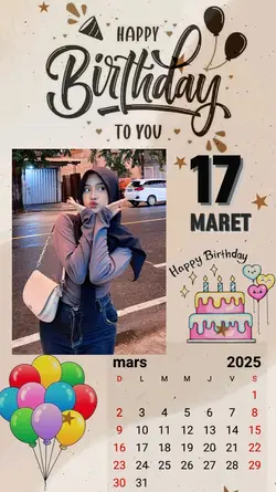 17 Maret Brithday 