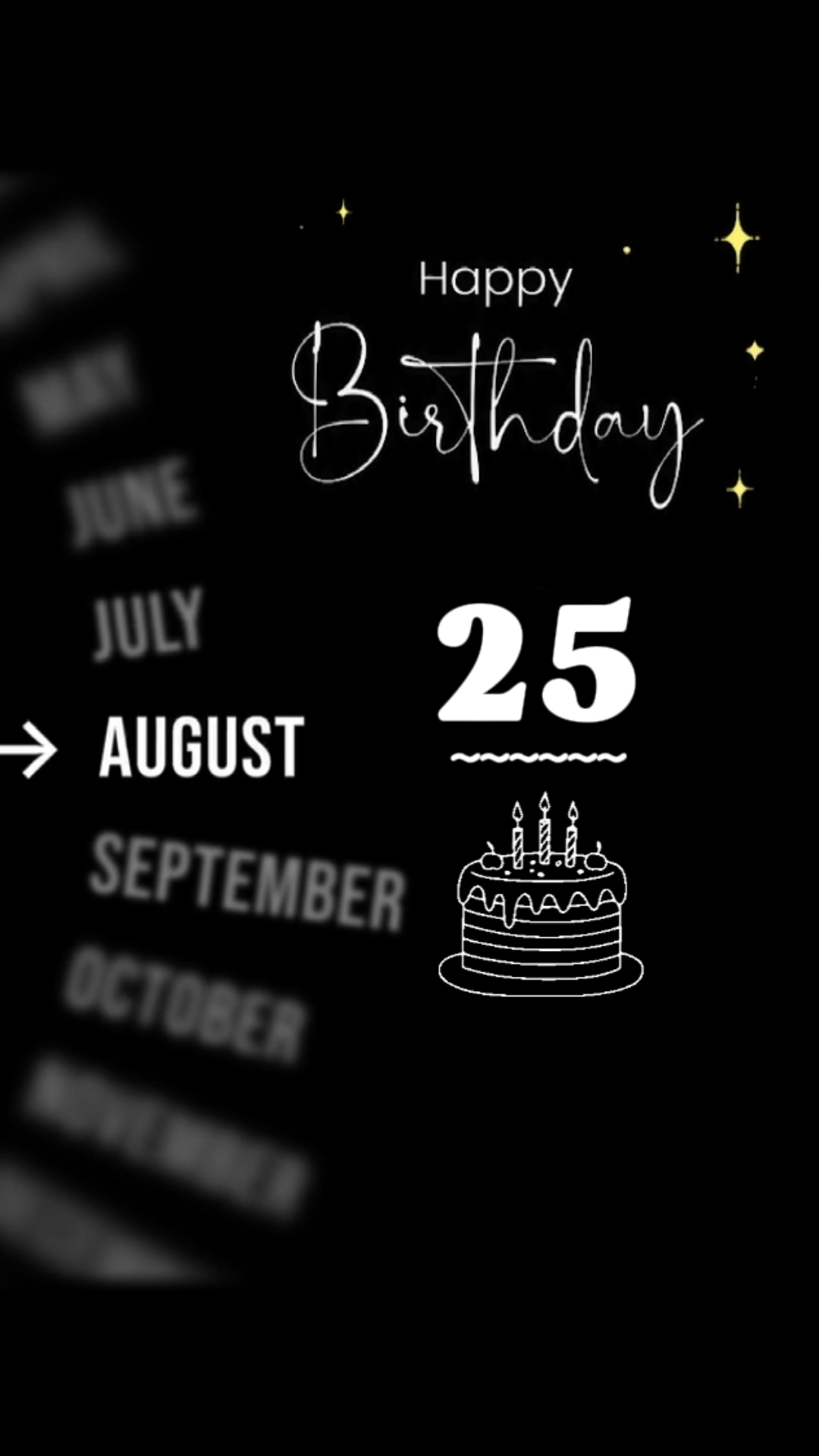 HBD 25 AGUSTUS 2026