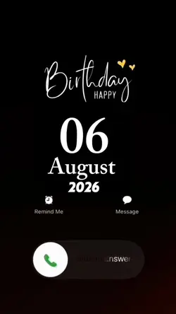 Hbd 06 August 2026