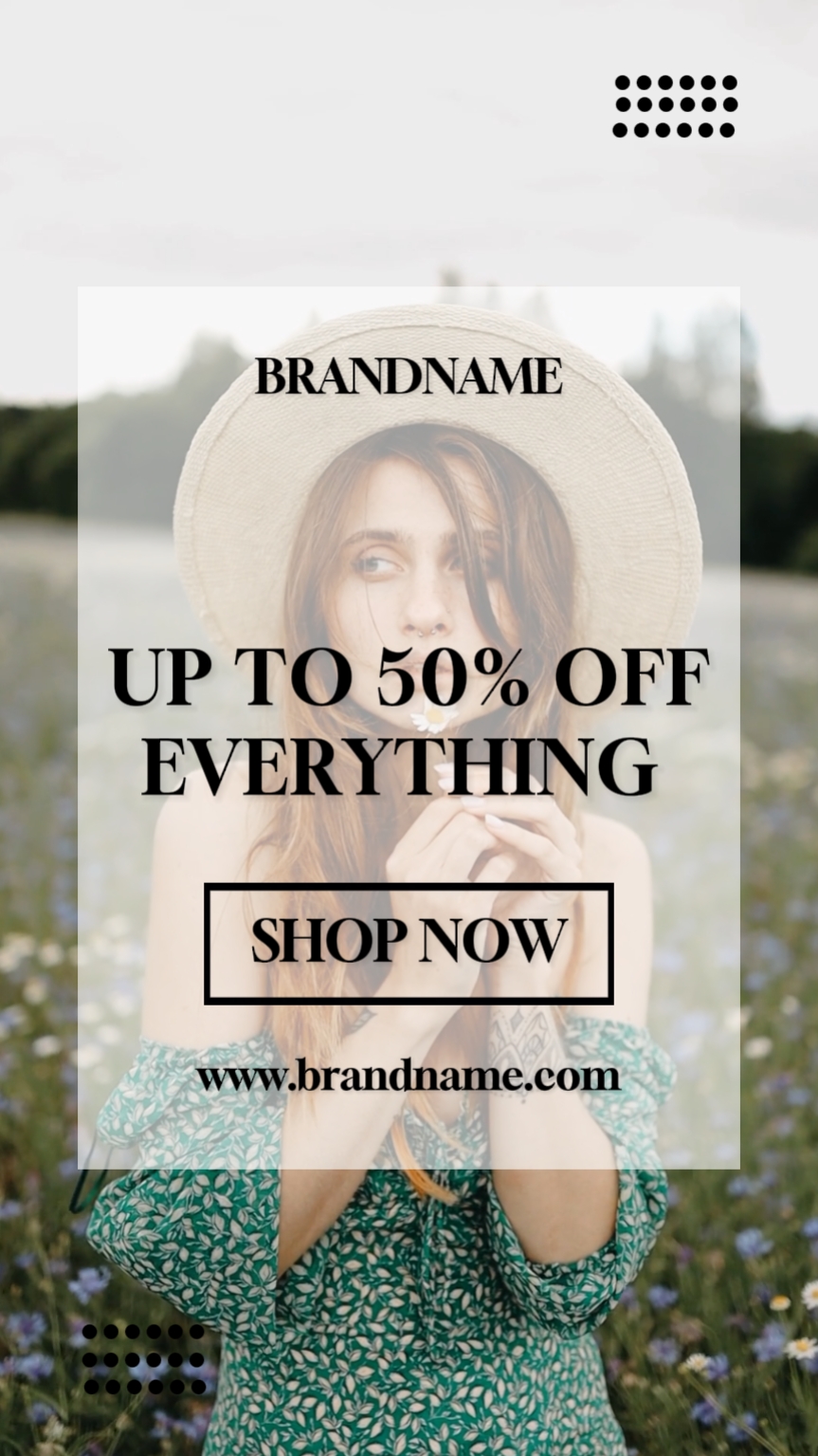 Kleidung Produktwerbung Flash Text 
