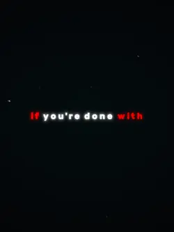 IF UR DONE WID UR EX