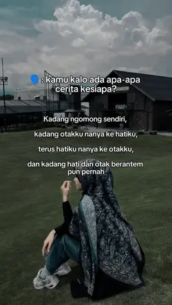 cerita ke siapa?
