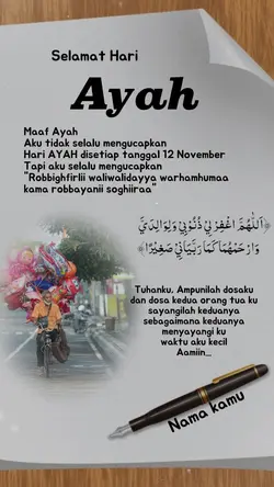 Selamat hari ayah 