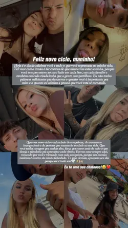 parabéns maninho
