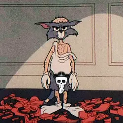 Skull face template