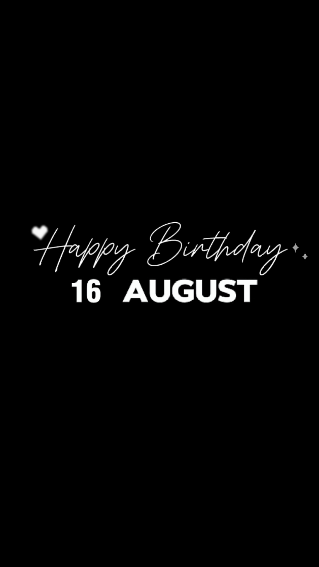 BDAY LOVE 16 AUGUST 