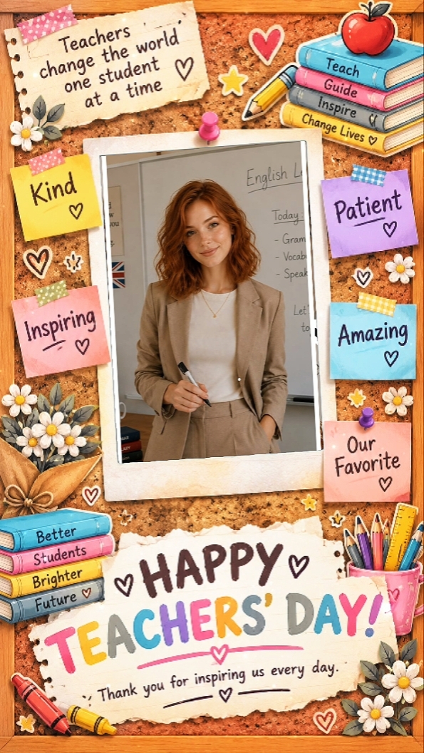 Feliz dia dos professores