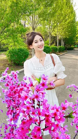 In the flowers