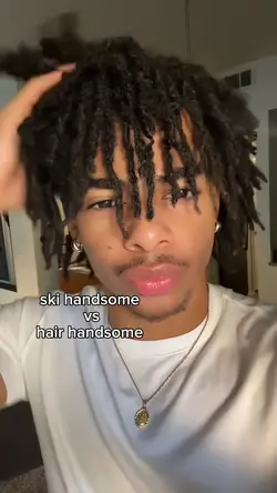 Ski vs hair handsome