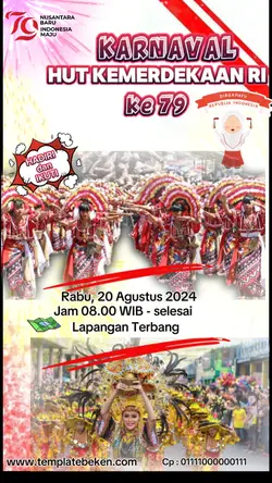 Poster Karnaval HUT 