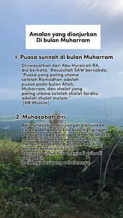 Amalan bulan muharam