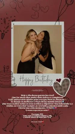 Feliz aniversário!