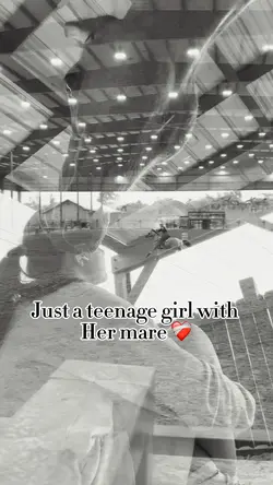 A girl and her mare❤️‍🩹