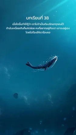 บทเรียนจากวาฬ
