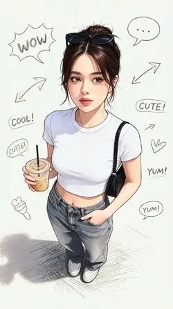 Cartoon sketch AI