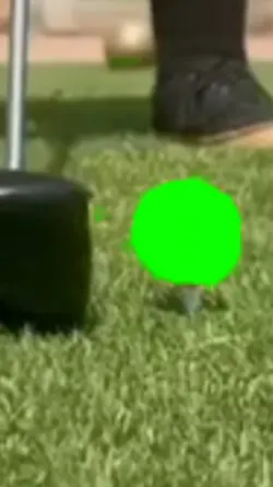 golf ball hit