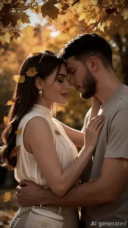 Romantic fall photo