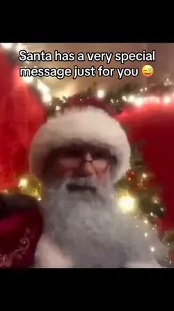 santa has a very 